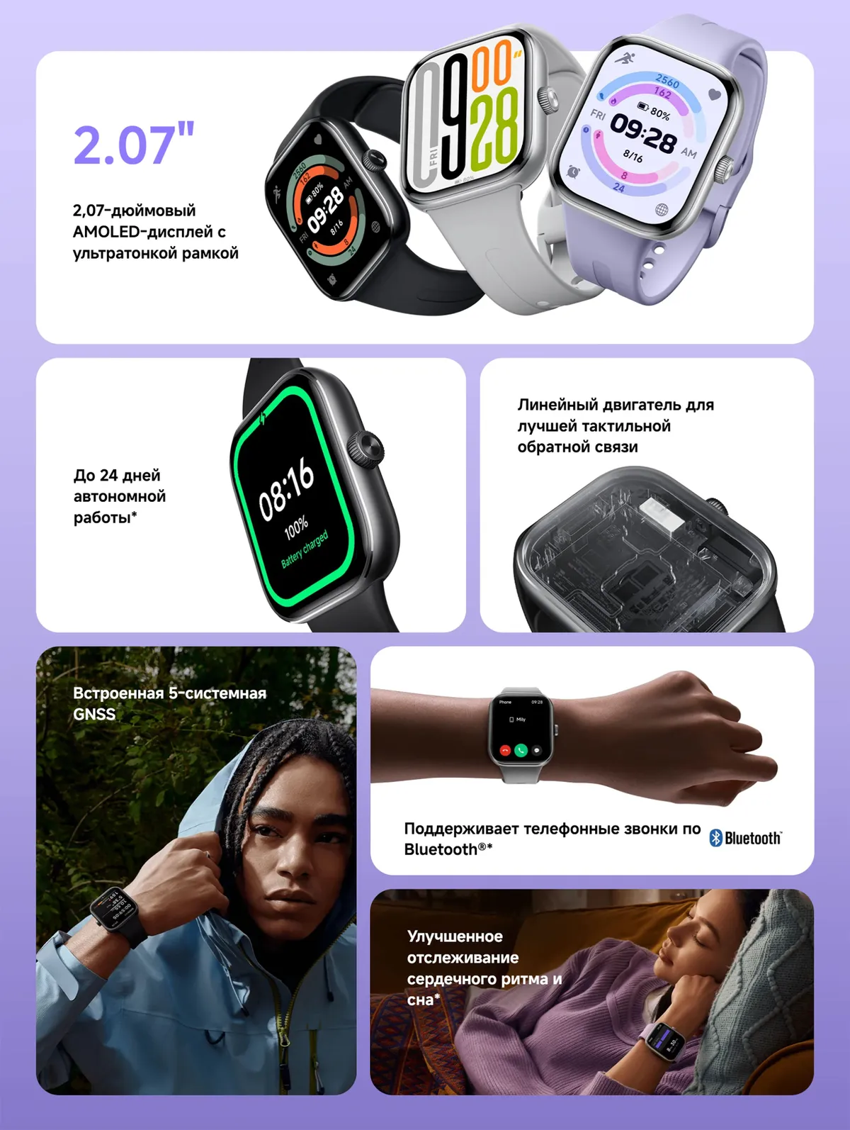 Смарт-часы Xiaomi Redmi Watch 5 (M2462W1) Black 2