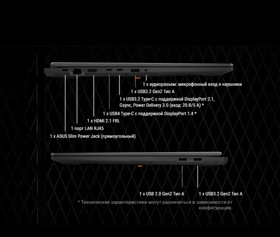 Ноутбук ASUS TUF Gaming A18 FA808UM-S8050 18"/Razen 7 260/16Gb/512Gb/RTX 5060 8Gb/No OS 2