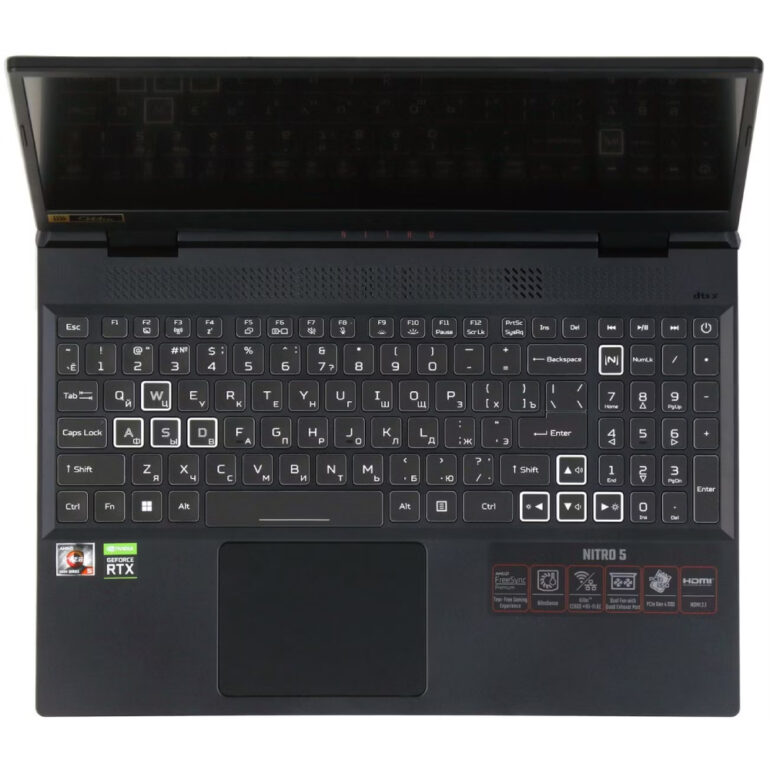 Ноутбук Acer Nitro V 15 Core i9 13900H 16 GB / SSD 512GB / RTX 4060 8GB / NO OS / NH.QQEER.007 2