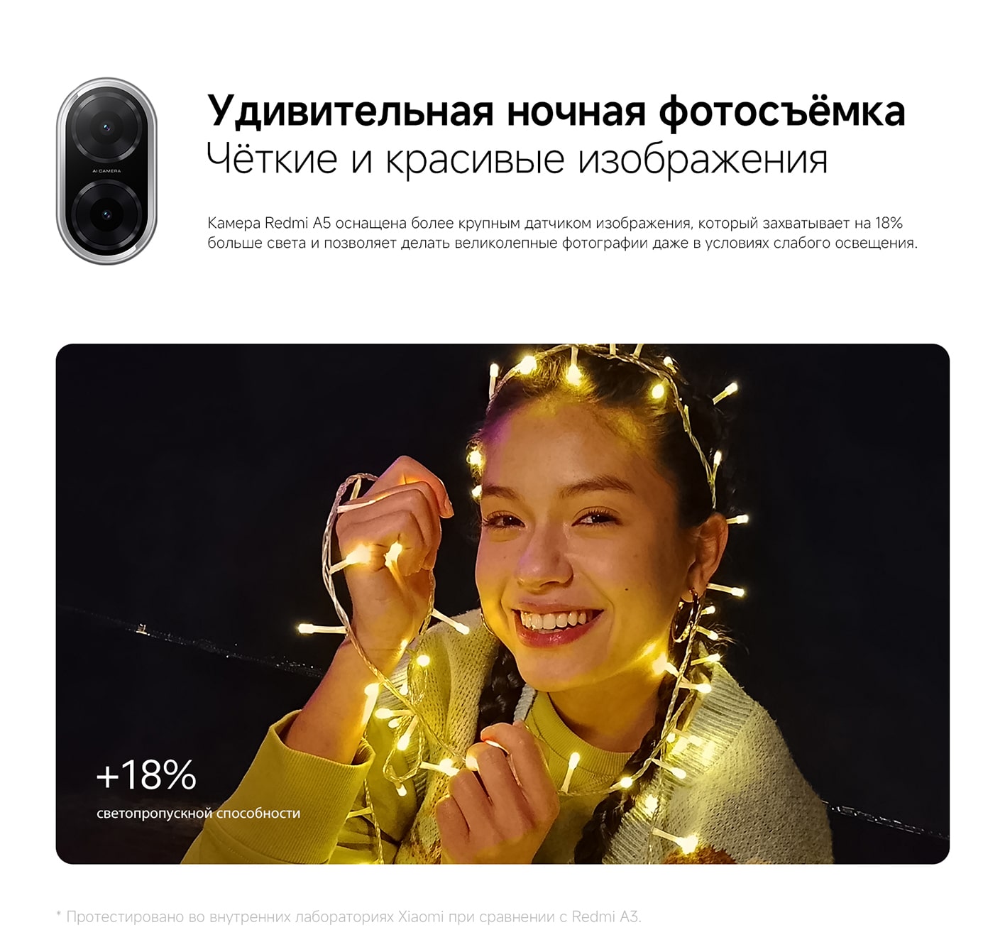 Смартфон Xiaomi Redmi A5 4/128Gb Sandy Gold 5