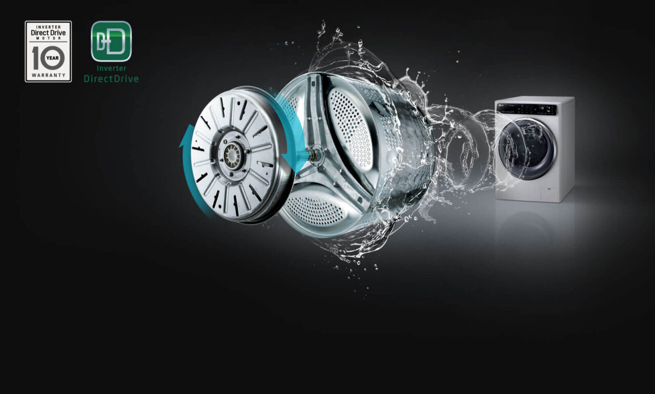 Стиральная машина LG F10B8LD7 85x60x44см кл.:A++ фронт. макс.:5кг белый 1000 об/мин, барабан серый, 7