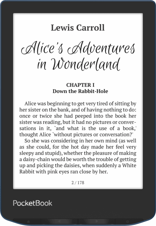 Размер экрана PocketBook 634 Verse Pro