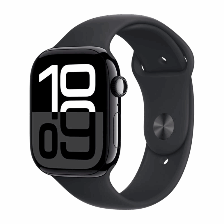 Умные часы Apple Watch Series 10 GPS, 42mm Jet Black Aluminium Case with Black Sport Band - S/M 6