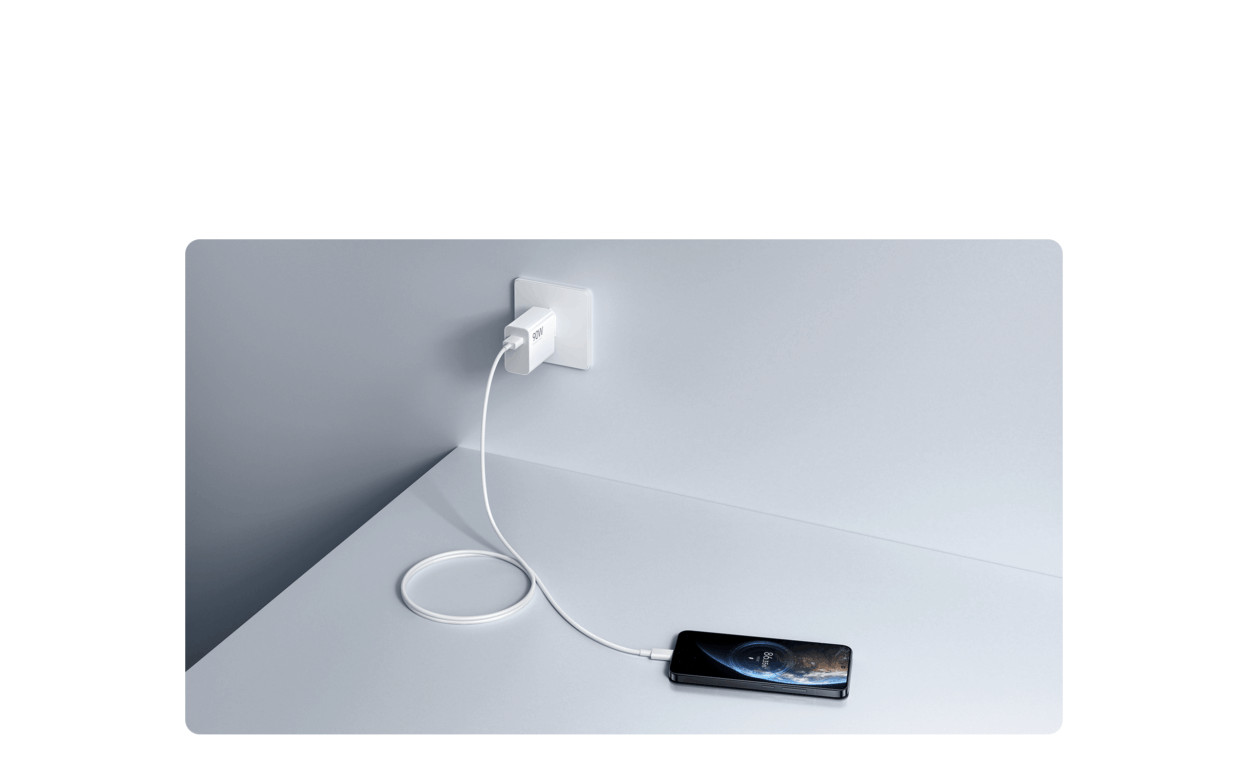 Сетевое зарядное устройство Xiaomi 90W HyperCharge Combo (Type-A) белый 1 Комбинированный блок питания Xiaomi 90 Вт