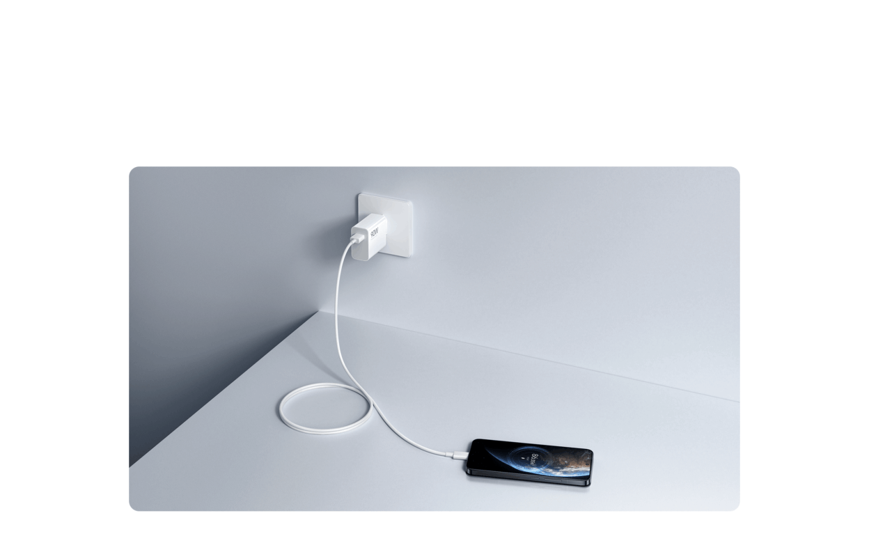 Сетевое зарядное устройство Xiaomi 90W HyperCharge Combo (Type-A) белый 1 Комбинированный блок питания Xiaomi 90 Вт