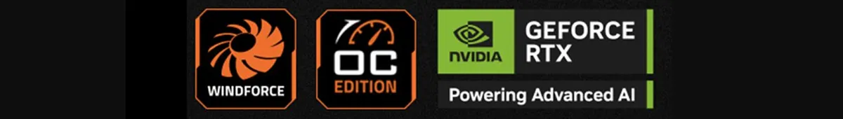 Видеокарта Gigabyte RTX5060 Windforce OC 8GB (GV-N5060WF2OC-8GD) GDDR7 128bit 3xDP HDMI 2Fan RTL 2