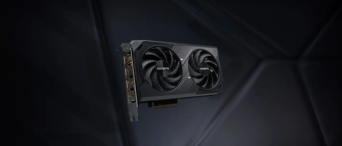 Видеокарта Gigabyte RTX5060 Windforce OC 8GB (GV-N5060WF2OC-8GD) GDDR7 128bit 3xDP HDMI 2Fan RTL 5