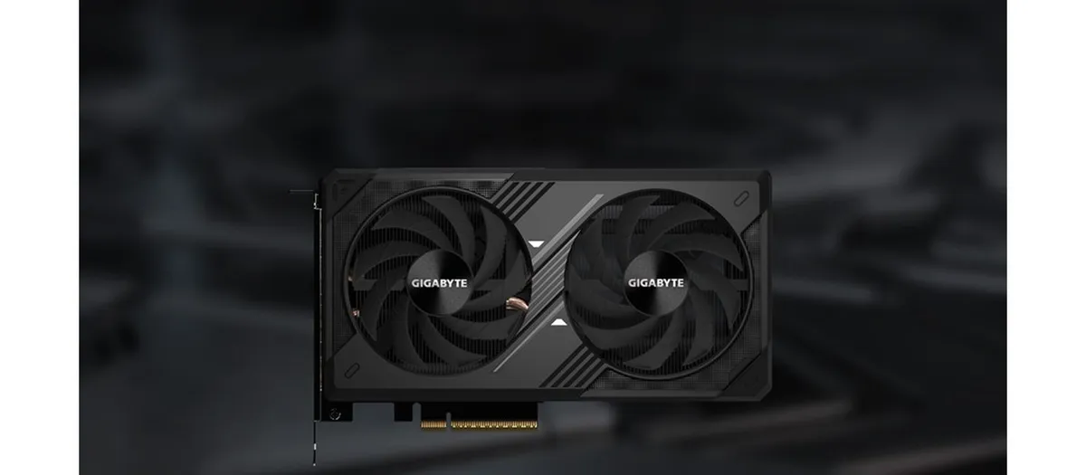 Видеокарта Gigabyte RTX5060 Windforce OC 8GB (GV-N5060WF2OC-8GD) GDDR7 128bit 3xDP HDMI 2Fan RTL 9