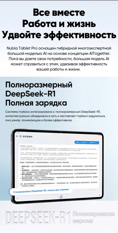 Планшет Nubia Pad Pro 16/512Gb Black 6