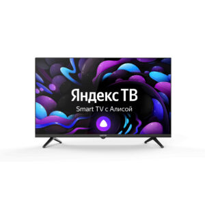 32" Телевизор Centek CT-8732 черный 1366x768, HD Ready, 60 Гц, Wi-Fi, Smart TV, Яндекс.ТВ 1