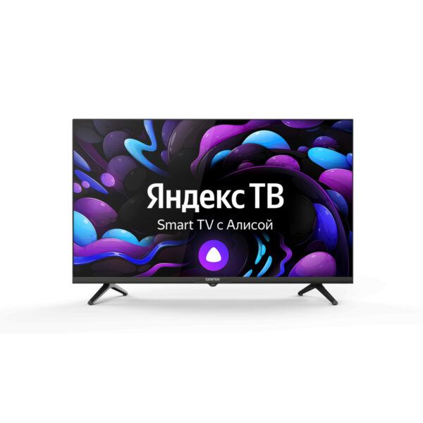32" Телевизор Centek CT-8732 черный 1366x768, HD Ready, 60 Гц, Wi-Fi, Smart TV, Яндекс.ТВ 1