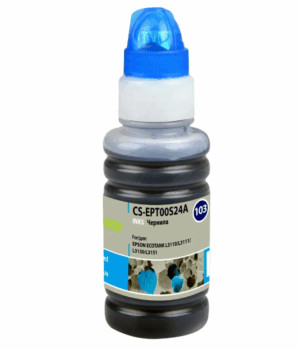 Чернила Cactus CS-EPT00S24A 103С голубой 70ml 1