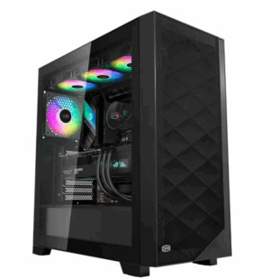Корпус PcCooler C3D510 BK ARGB без БП, Tempered Glass Full Tower, Black, TG, 0.7 SPCC, 3x120mm E-ATX 1