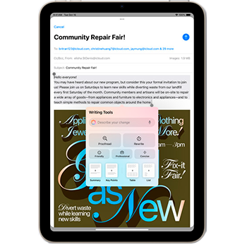 Планшет Apple iPad Mini 7 256 Starlight Wi-Fi 3 iPad mini 7 2024 Apple Intelligence