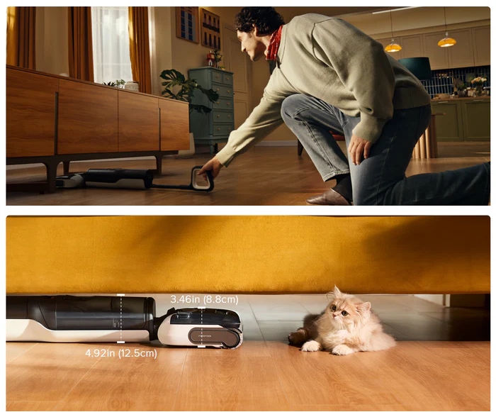 Roborock F25 LT - вертикальный пылесос для сухой и влажной уборки