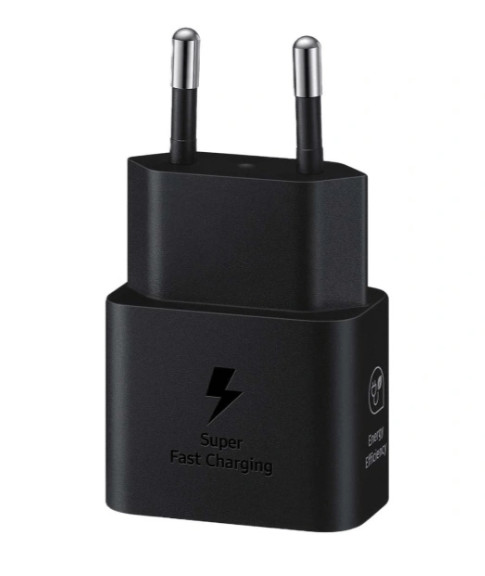 Сетевое ЗУ Samsung EP-T2510X, USB Type-C/Type-C - Tupe-C, 25 Вт черный 1 Сетевое ЗУ Samsung EP-T2510X, USB Type-C/Type-C - Tupe-C, 25 Вт черный 1