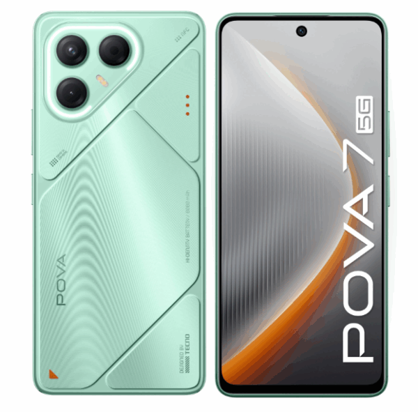 Смартфон TECNO POVA 7 5G 8/256GB Oasis Green 1