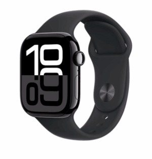 Умные часы Apple Watch Series 10 GPS, 42mm Jet Black Aluminium Case with Black Sport Band - S/M 1