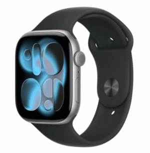 Умные часы Apple Watch Series 11 GPS, 46mm Space Gray Aluminium Case with Black Sport Band - M/L 1 Умные часы Apple Watch Series 11 GPS, 46mm Space Gray Aluminium Case with Black Sport Band - M/L 1