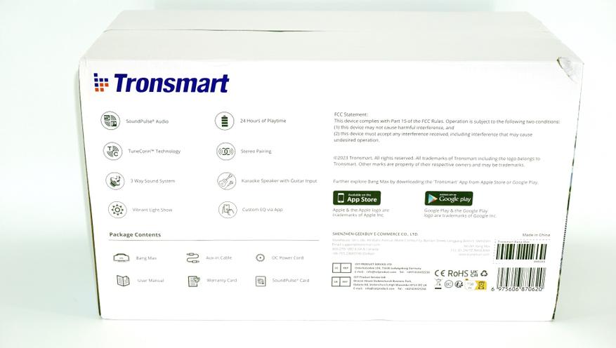 Портативная колонка Tronsmart Bang Max 130W, (Black) 3