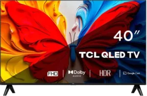 40" Телевизор TCL 40S5K QLED, FULL HD, черный, СМАРТ ТВ, Google TV 1