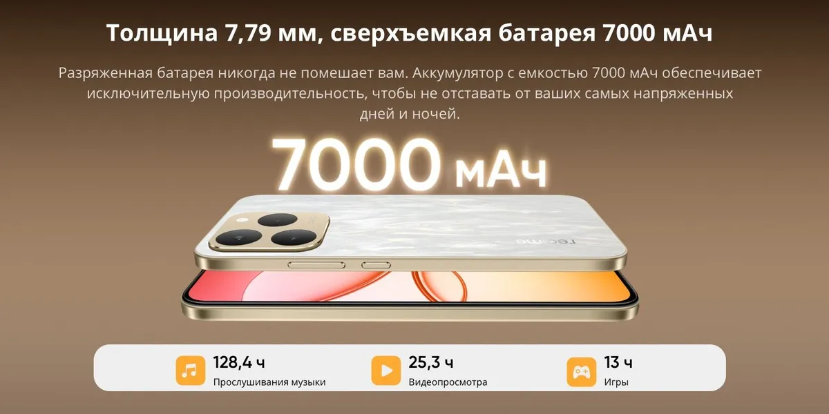 Смартфон Realme 15T 8/256 Gb Темно-серый 3