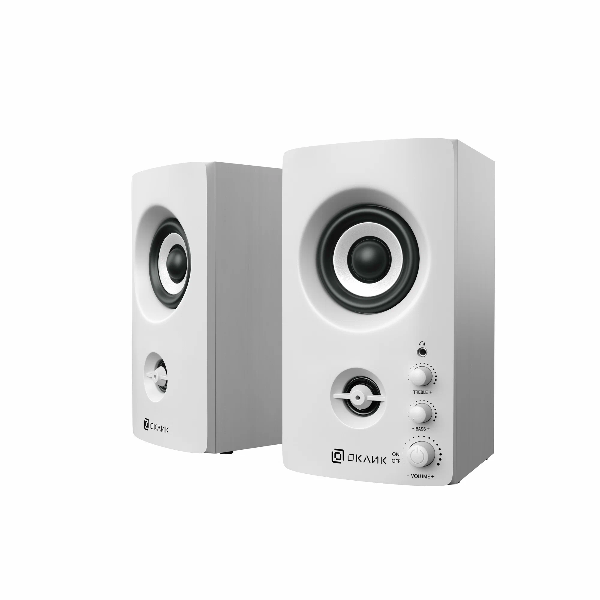 Колонки Oklick OK-164 2.0 белый 30Вт 1201274 5 Колонки Oklick OK-164 2.0 белый 30Вт 1201274 5