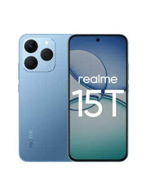 Смартфон realme 15T 5G 8/256 ГБ, RMX5111, Android 15, NFC, Голубой металлик 1