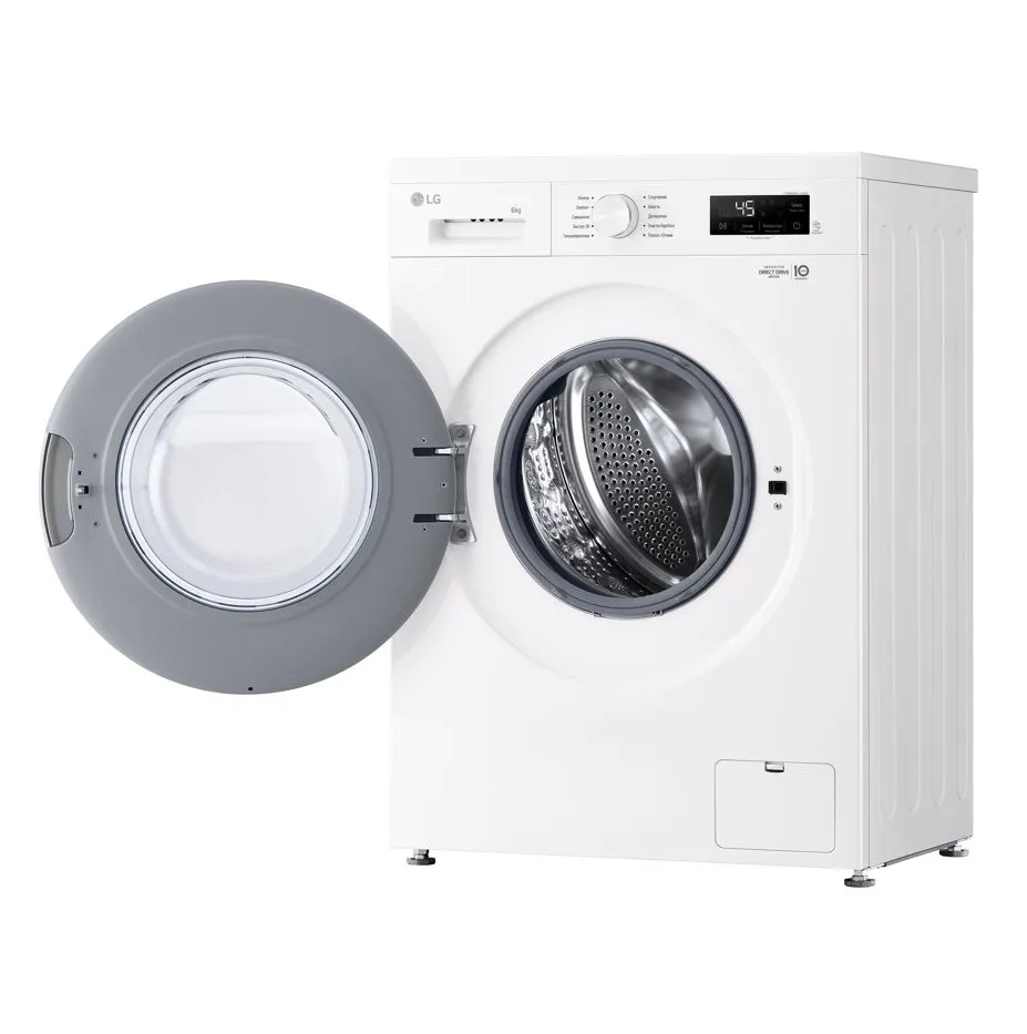 Стиральная машина LG F2Y1NS3W класс: A загр.фронтальная макс.:6кг белый инвертер 3 Стиральная машина LG F2Y1NS3W класс: A загр.фронтальная макс.:6кг белый инвертер 3