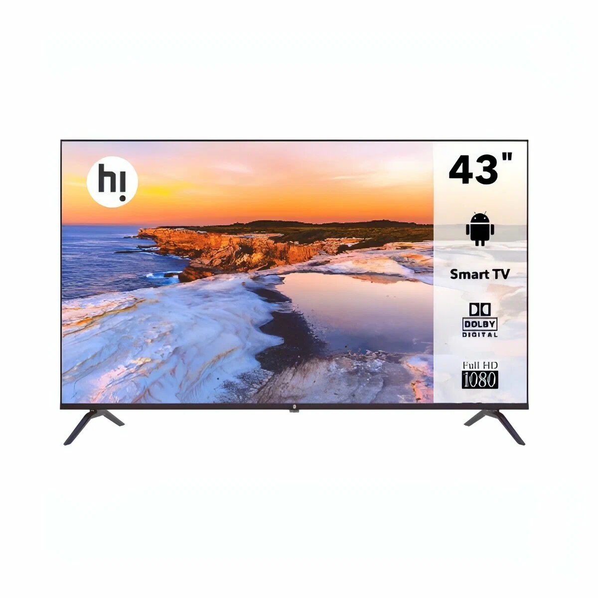 Телевизор 43" HI HX-43F01FB 43" 4K Android tv 1 Телевизор 43" HI HX-43F01FB 43" 4K Android tv 1