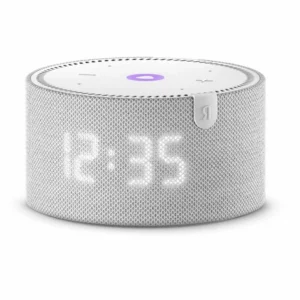 Умная колонка Яндекс Новая Станция Мини (с часами) - умная колонка с Алисой, серый опал 1