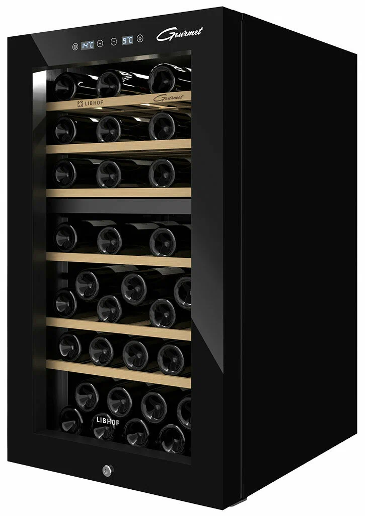Винный шкаф Libhof GMD-54 black 2 Винный шкаф Libhof GMD-54 black 2