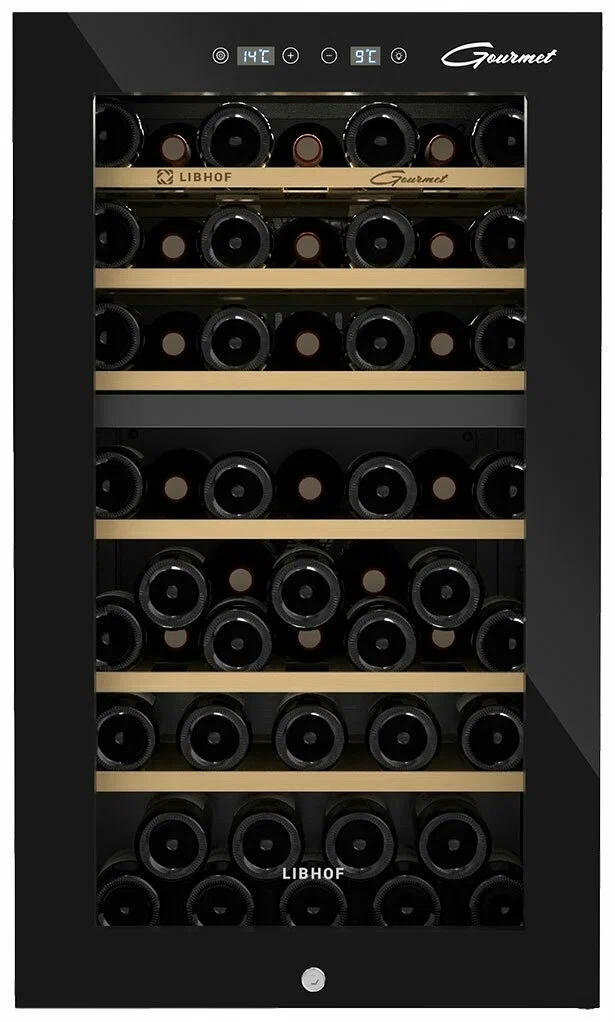 Винный шкаф Libhof GMD-54 black 1 Винный шкаф Libhof GMD-54 black 1