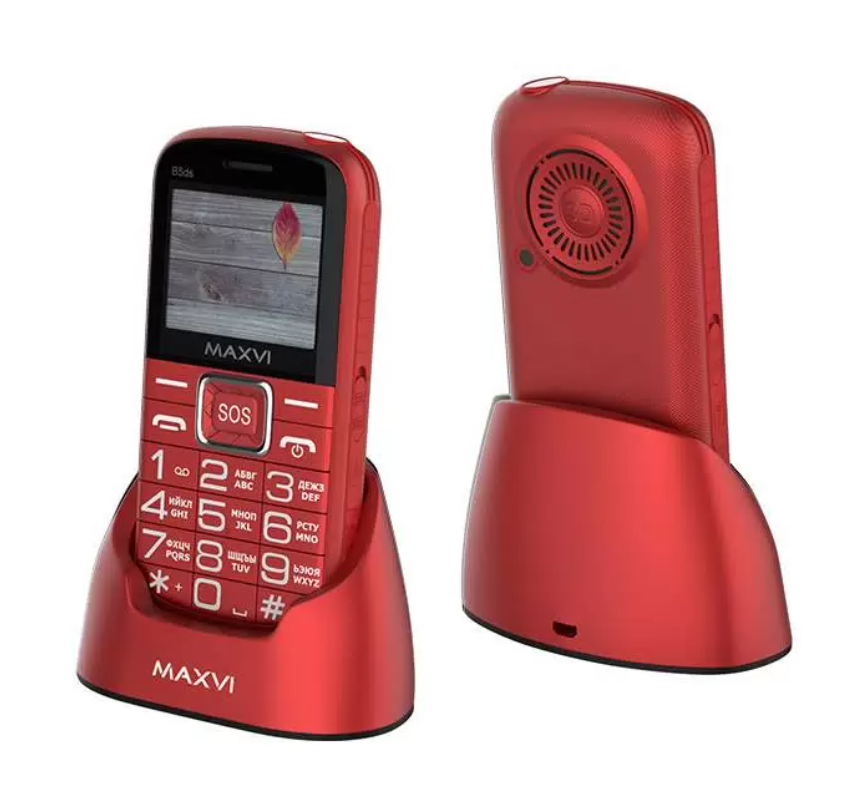 Мобильный телефон Maxvi B5 ds up Red 1 Мобильный телефон Maxvi B5 ds up Red 1
