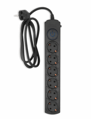 Сетевой фильтр Ippon BK-6-EU-1.8-10-B 1,8м (6 розеток) черный (коробка) 1