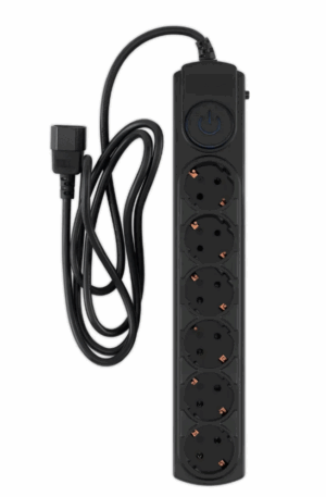 Сетевой фильтр Ippon BK-6-UPS-1.8-10-B 1.8м (6 розеток) черный (коробка) 1