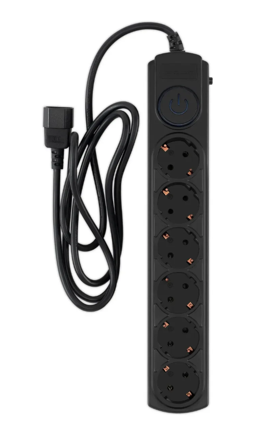 Сетевой фильтр Ippon BK-6-UPS-1.8-10-B 1.8м (6 розеток) черный (коробка) 1 Сетевой фильтр Ippon BK-6-UPS-1.8-10-B 1.8м (6 розеток) черный (коробка) 1