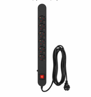 Сетевой фильтр Ippon NF-EU-1.8-10 1.8м (6 розеток) черный (коробка) 1