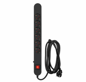 Сетевой фильтр Ippon NF-EU-3-16 3м (6 розеток) черный (коробка) 1