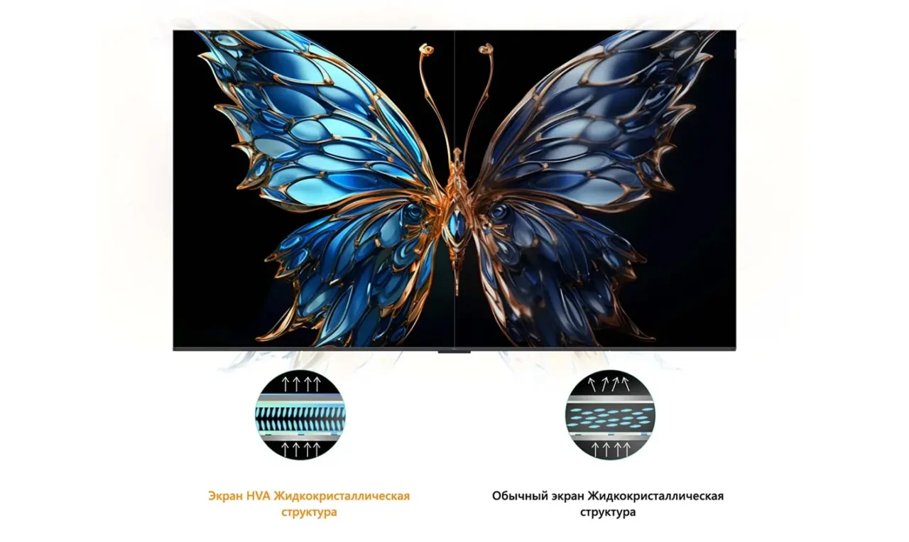 55" Телевизор TCL 55P7K черный QLED 3840x2160, 4K UltraHD, 60 Гц, Wi-Fi, Smart TV, Google TV 16