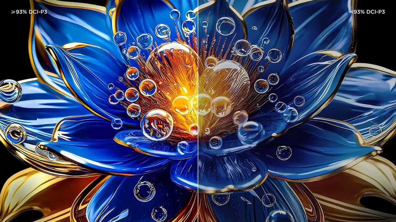 55" Телевизор TCL 55P7K черный QLED 3840x2160, 4K UltraHD, 60 Гц, Wi-Fi, Smart TV, Google TV 5