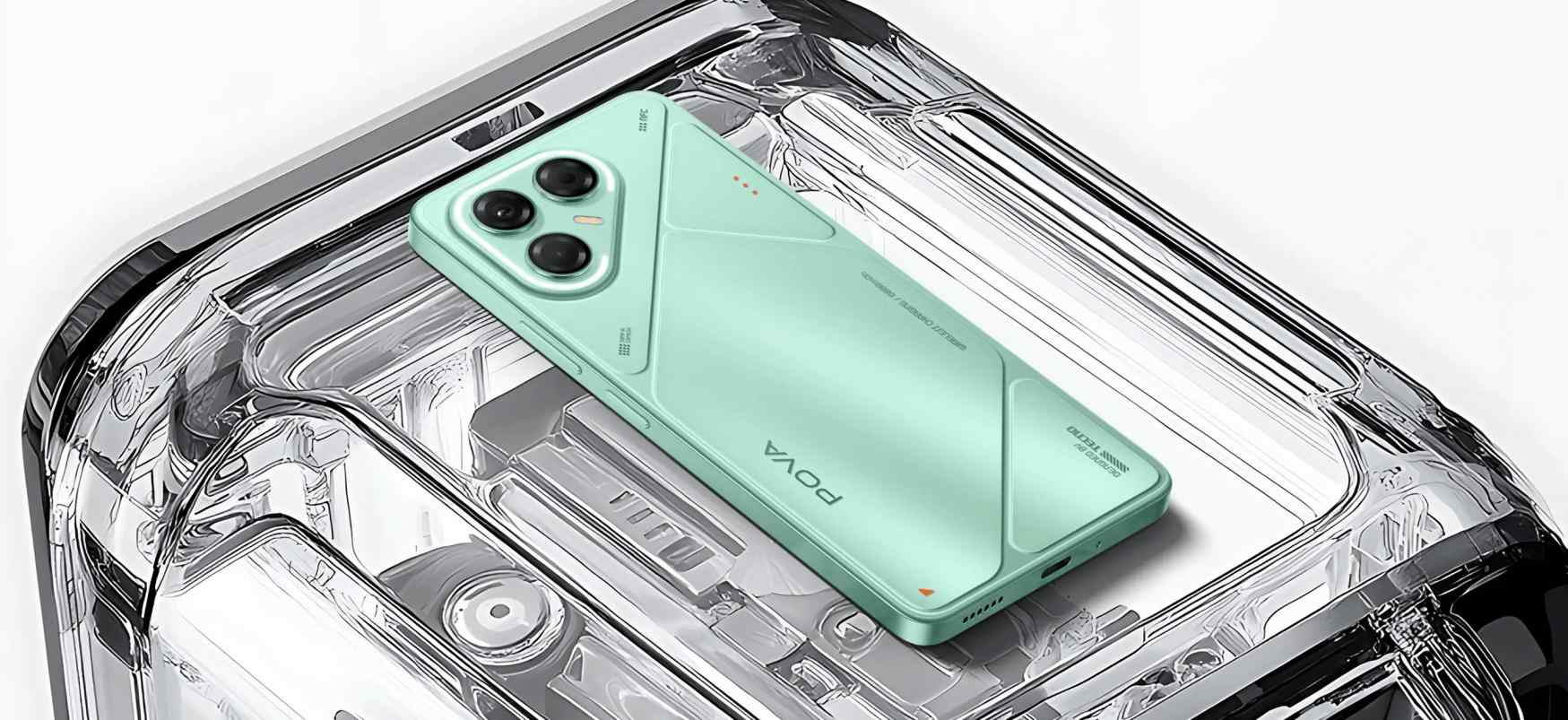 Смартфон TECNO POVA 7 5G 8/128GB Magic Silver 6 Смартфон TECNO POVA 7 5G 8/128GB Magic Silver 6