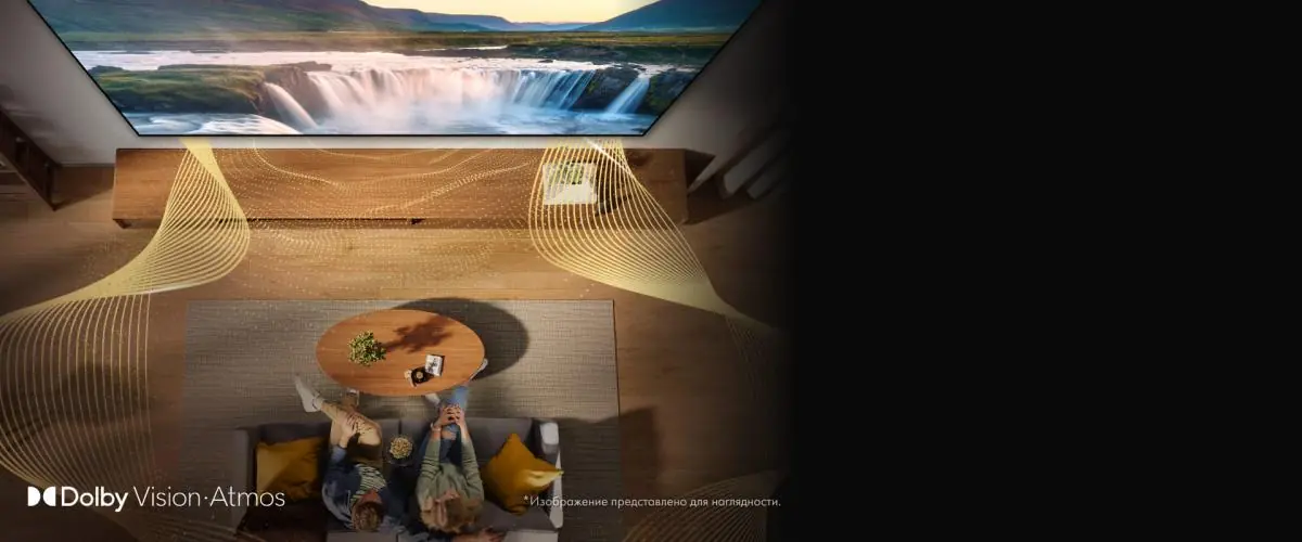 43" Телевизор Hisense 43E7Q QLED черный 3840x2160, 4K UltraHD, 60 Гц, Wi-Fi, Smart TV, VIDAA 3