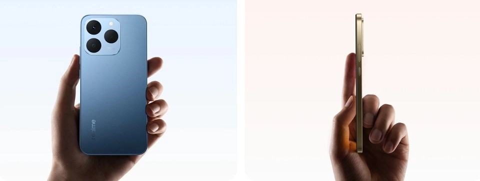 Смартфон realme 15T 5G 8/256 ГБ, RMX5111, Android 15, NFC, Голубой металлик 1