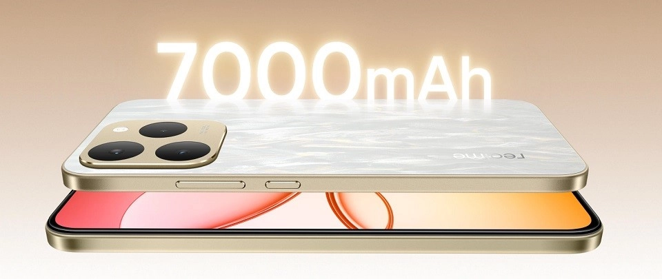 Смартфон realme 15T 5G 8/256 ГБ, RMX5111, Android 15, NFC, Голубой металлик 8