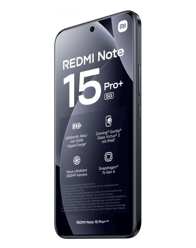 Смартфон Xiaomi Redmi Note 15 Pro Plus 5G 12/512GB Black RU 2 Смартфон Xiaomi Redmi Note 15 Pro Plus 5G 12/512GB Black RU 2