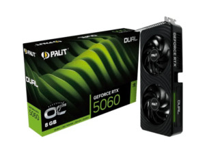 Видеокарта PALIT RTX5060 8GB Dual 8GB (NE75060019P1-GB2063D) PCIE16 1 Видеокарта PALIT RTX5060 8GB Dual 8GB (NE75060019P1-GB2063D) PCIE16 1