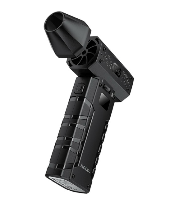Портативный турбовентилятор Hoco HX67 черный 3 Портативный турбовентилятор Hoco HX67 черный 3