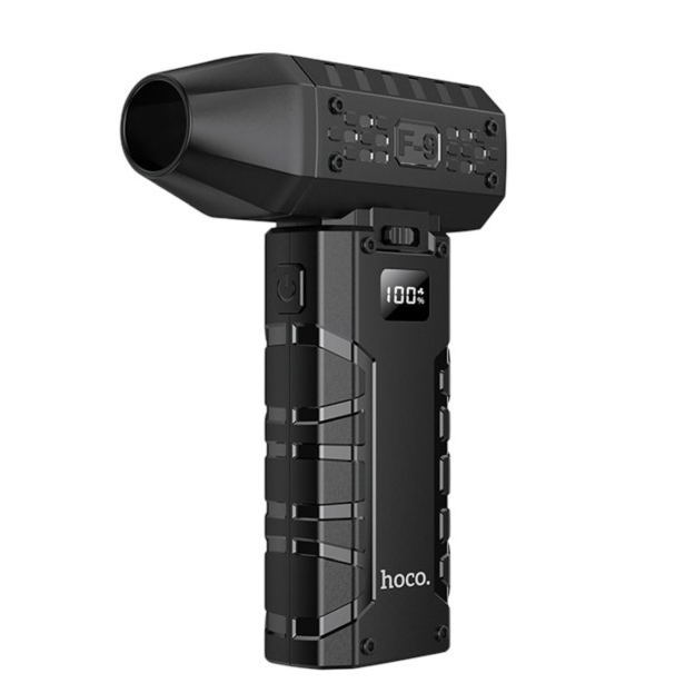 Портативный турбовентилятор Hoco HX67 черный 1 Портативный турбовентилятор Hoco HX67 черный 1