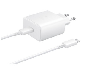 СЗУ Samsung 45w + кабель Original белый 1